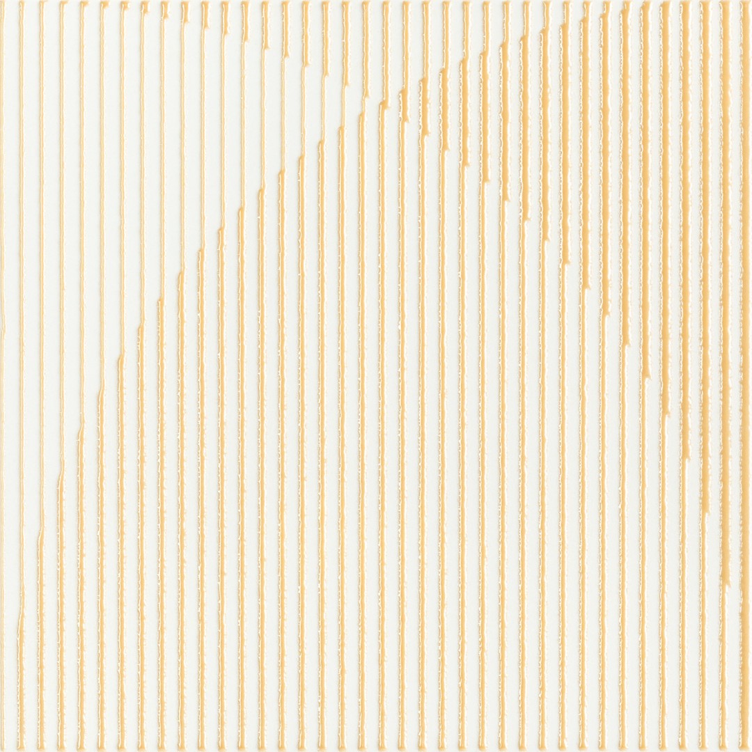 Decortiles 12" x 12" Tintoretto Satin Corduroy Ceramic Deco Wall Tile