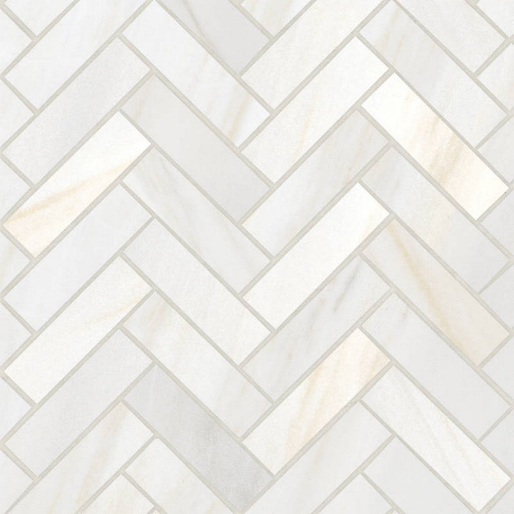 Bedrosians Magnifica ERA 12" x 12" Honed Porcelain 1x4" Herringbone Mosaic