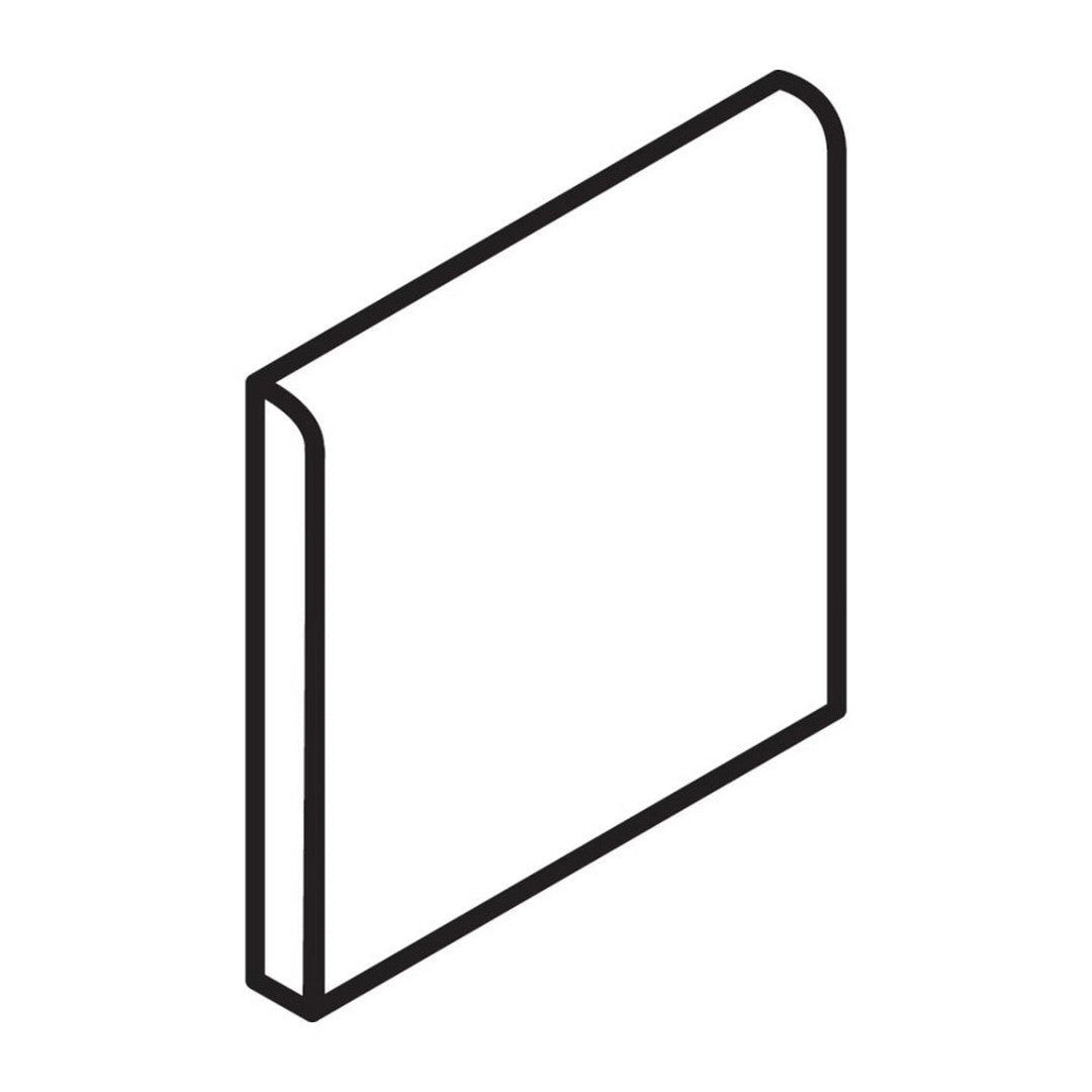 Daltile Advantage 6" x 6" Matte Ceramic Wall Bullnose