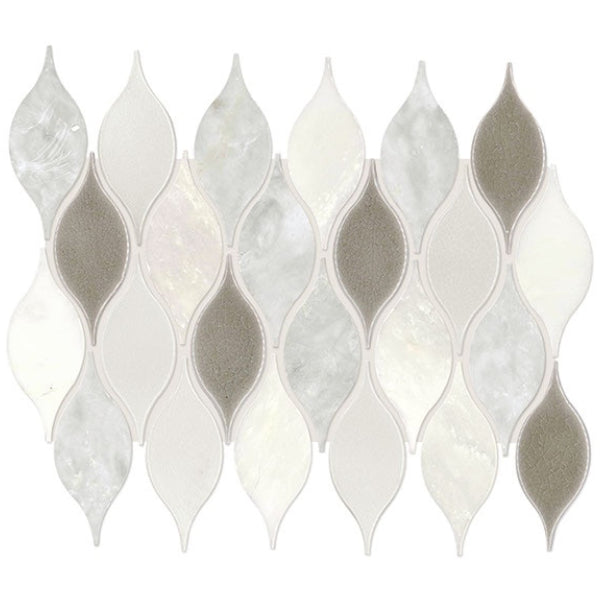 Daltile Decorative Accents 2" x 3" Leaf Mosaic