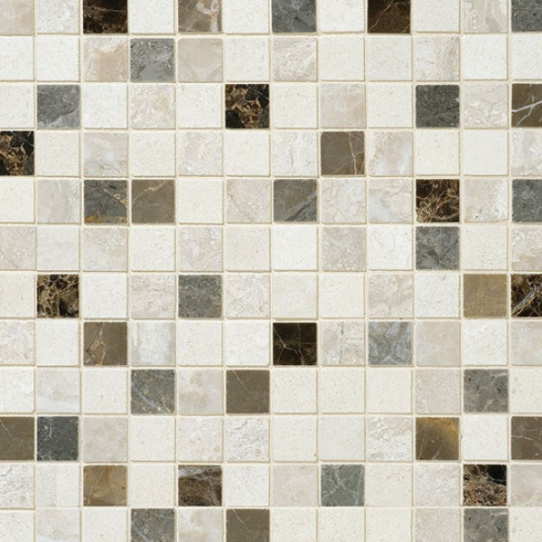 Daltile Decorative Accents 1" x 1" Polished Straight Joint Mosaic