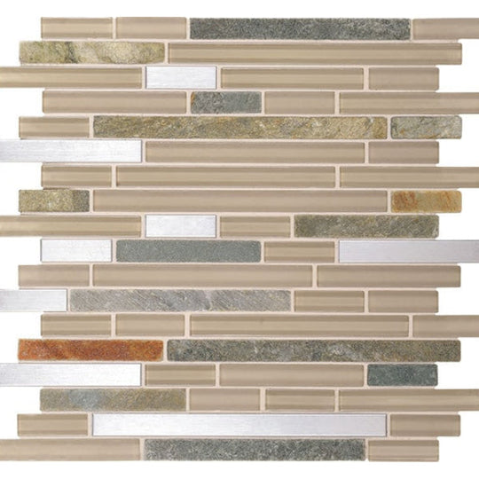 Daltile Endeavors 12" x 12" (5/8") Random Mosaic