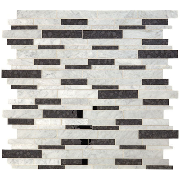 Daltile Lavaliere 11" x 13" Random Linear Mosaic
