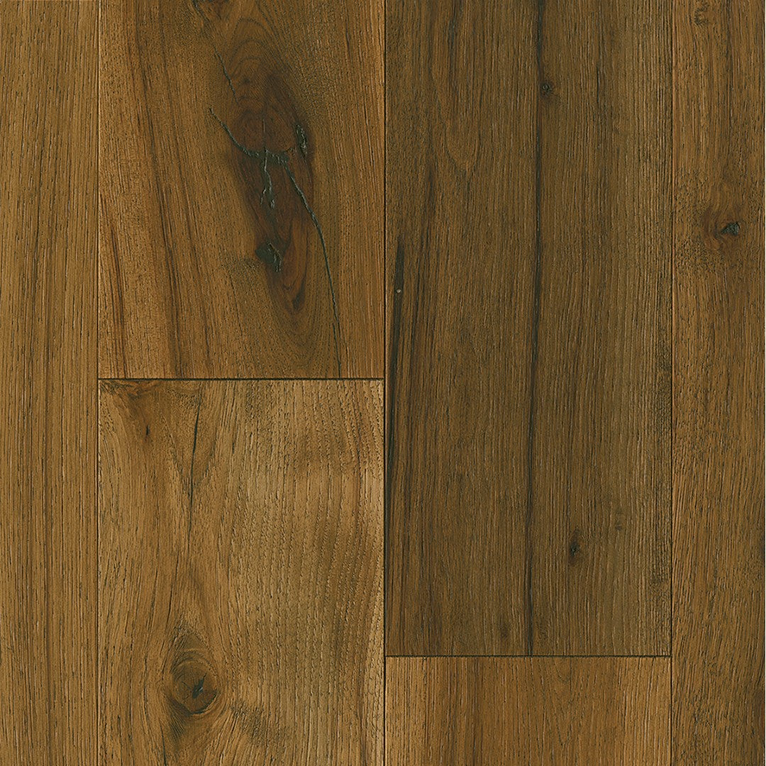 Hartco TimberBrushed Gold 7.5" Engineered Hardwood Plank Wire Brushed