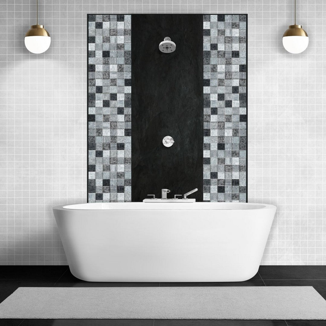 Bati-Orient-11.8-x-11.8-Linear-Glass-Polished-2-Stripe-Effect-Mosaic-Grey-Mix