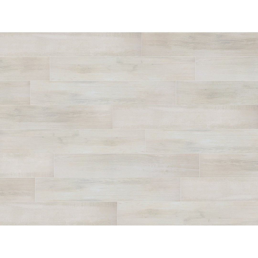 Tesoro 8" x 48" Helena Rectified Matte Porcelain Wood Plank