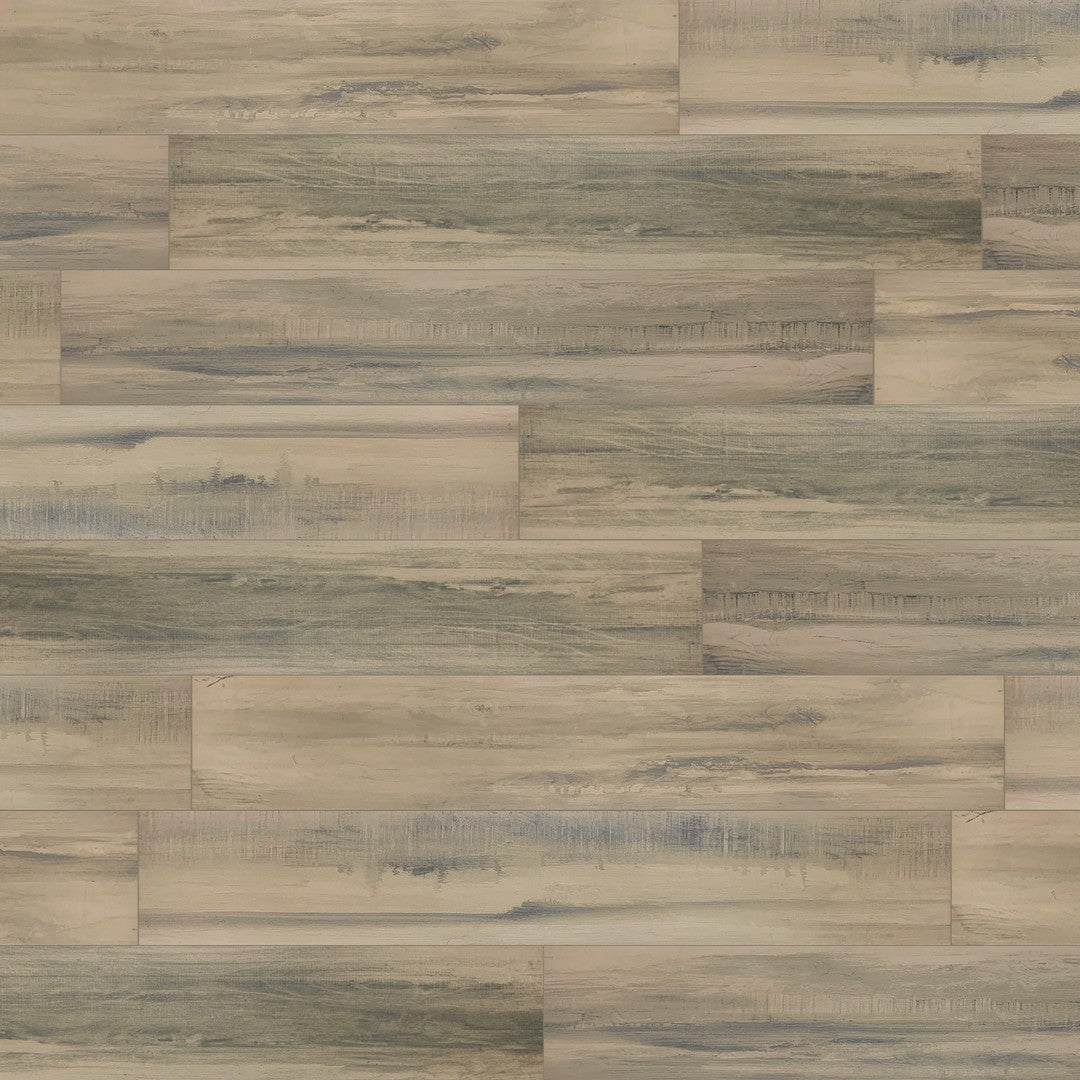 Tesoro 8" x 48" Malheur Rectified Matte Porcelain Wood Plank