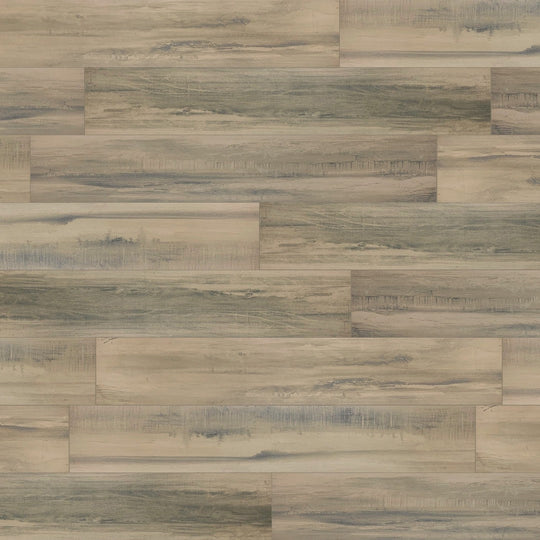 Tesoro 8" x 48" Malheur Rectified Matte Porcelain Wood Plank