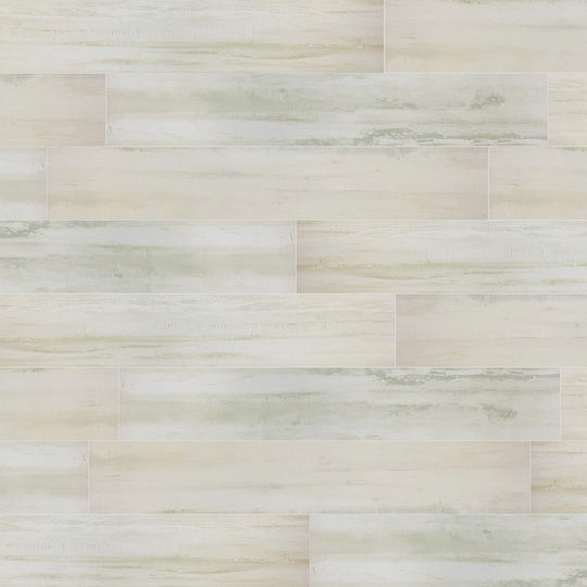 Tesoro 8" x 48" Malheur Rectified Matte Porcelain Wood Plank