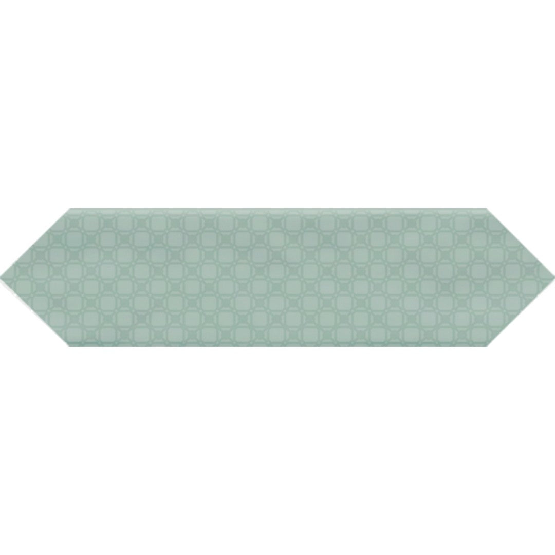 Tesoro 3" x 12" Marrow Pressed Glossy Deco Picket Ceramic Wall Tile