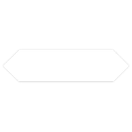 Tesoro 3" x 12" Marrow Pressed Glossy Picket Ceramic Wall Tile