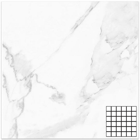 Tesoro 11.75" x 11.75" Vintage Matte Porcelain 2" Mosaic