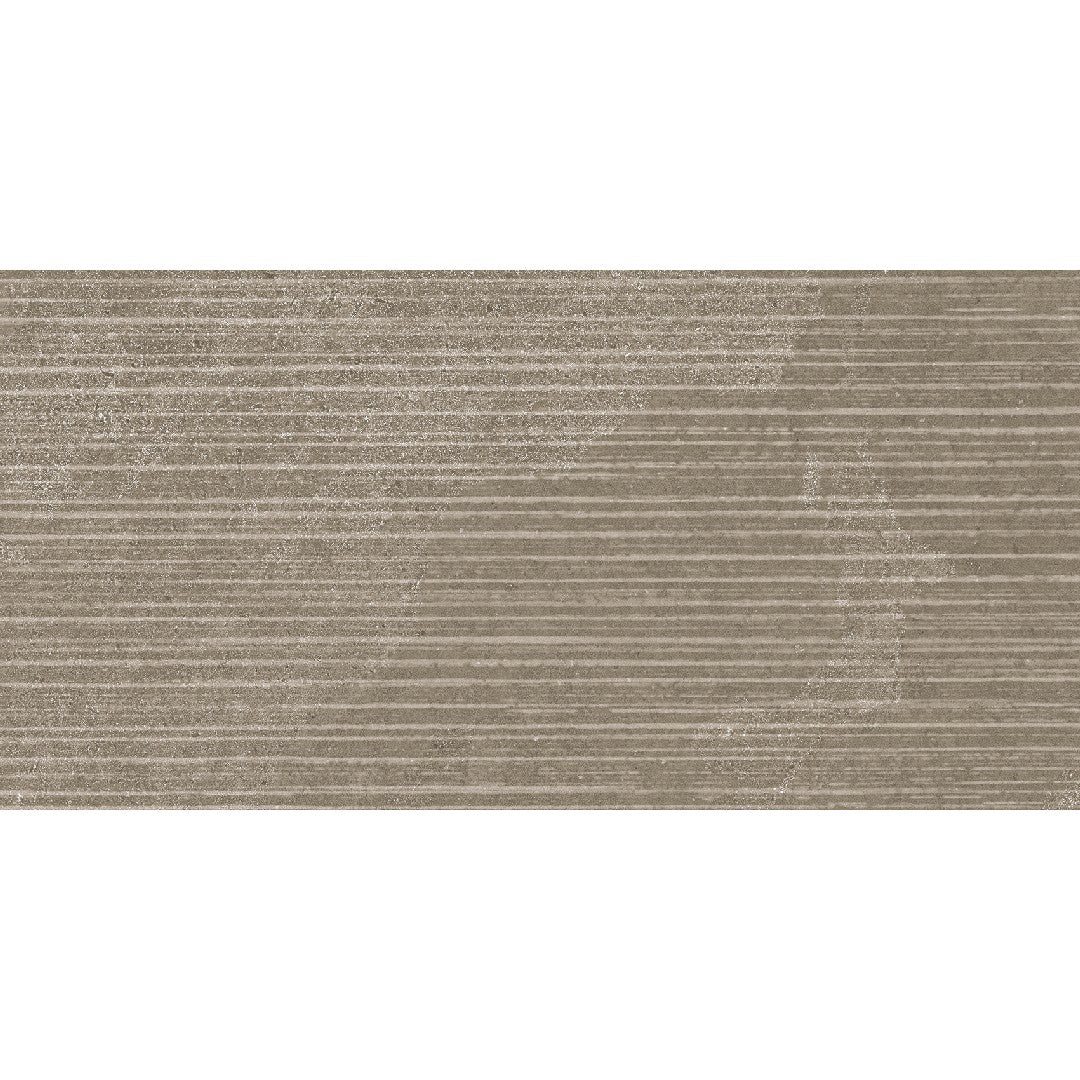 Edimax Astor 12" x 24" Feel Textured Porcelain 3D Stripes Deco Wall Tile