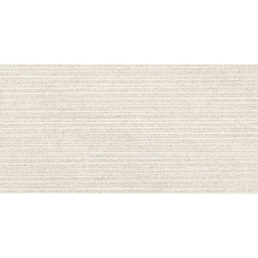 Edimax Astor 12" x 24" Feel Textured Porcelain 3D Stripes Deco Wall Tile