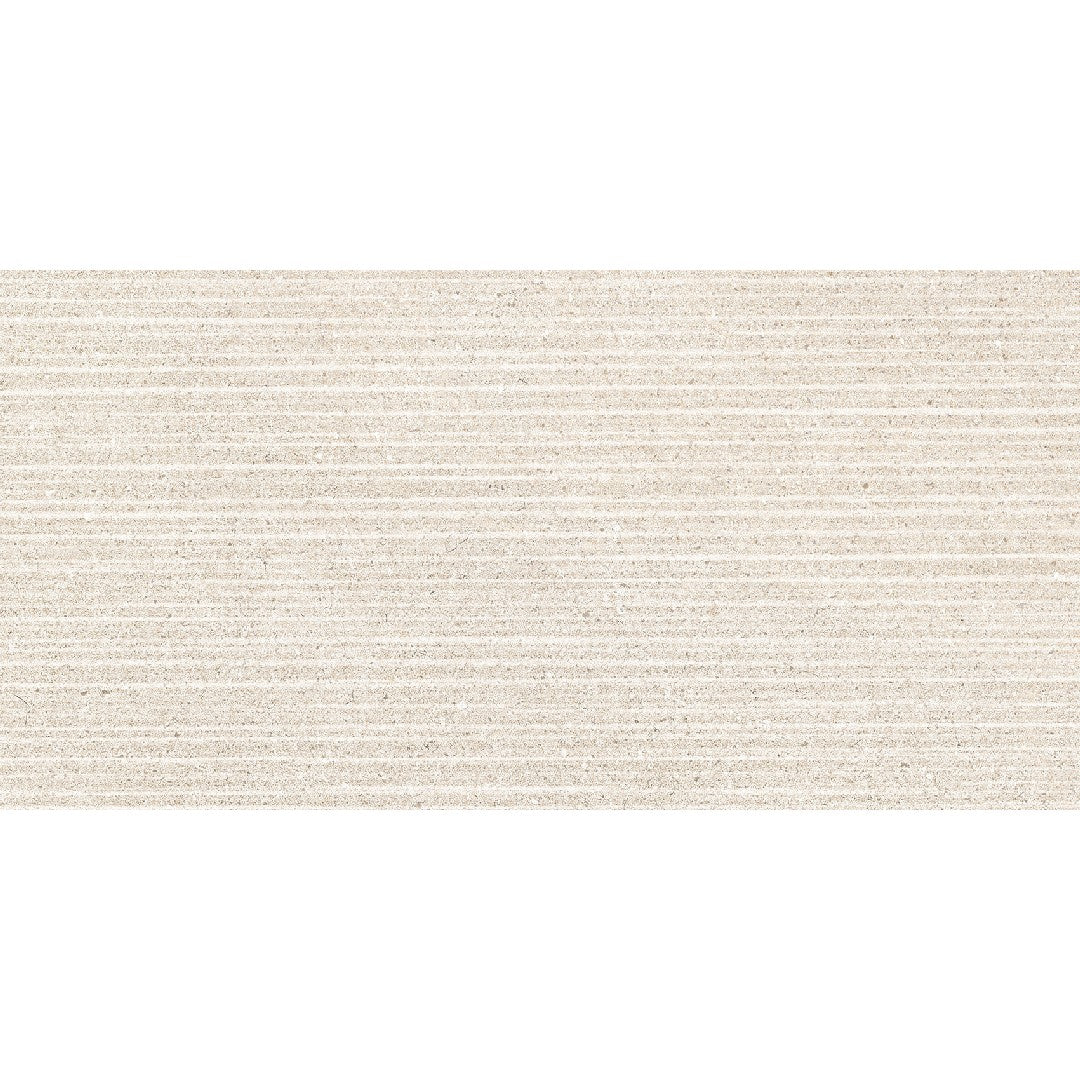 Edimax Astor 12" x 24" Feel Textured Porcelain 3D Stripes Deco Wall Tile