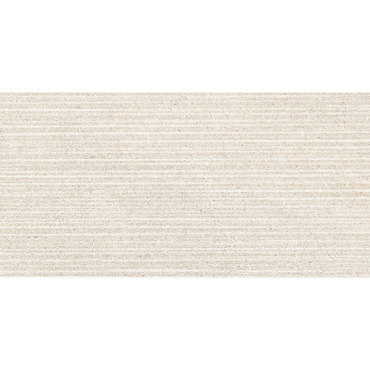 Edimax Astor 12" x 24" Feel Textured Porcelain 3D Stripes Deco Wall Tile