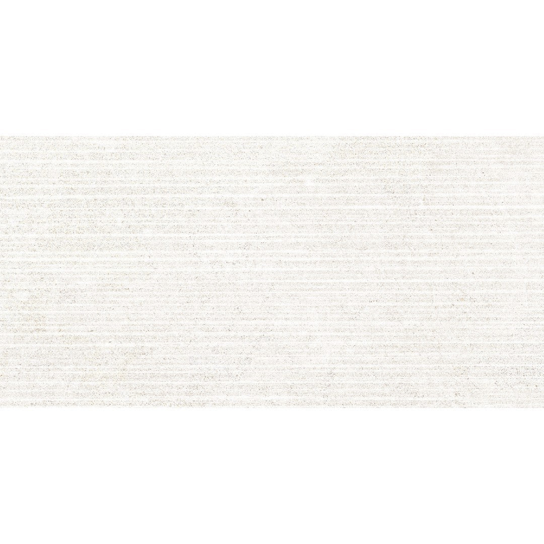 Edimax Astor 12" x 24" Feel Textured Porcelain 3D Stripes Deco Wall Tile