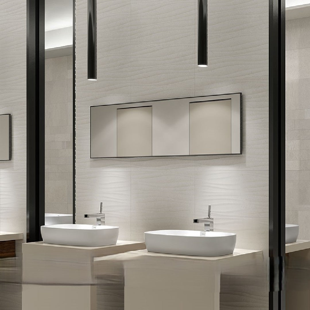 Edimax-Astor-12-x-24-Feel-Textured-Porcelain-3D-Wave-Deco-Wall-Tile-White