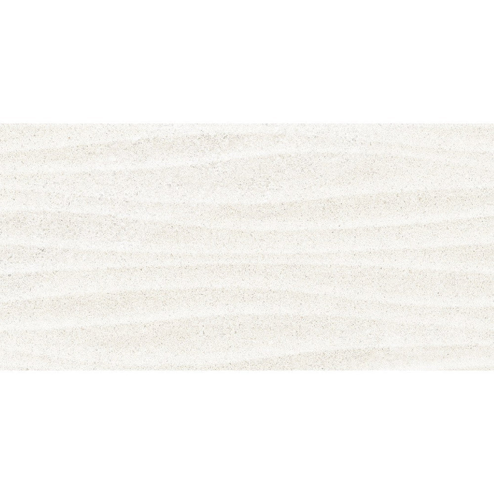 Edimax Astor 12" x 24" Feel Textured Porcelain 3D Wave Deco Wall Tile