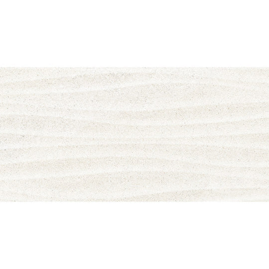 Edimax Astor 12" x 24" Feel Textured Porcelain 3D Wave Deco Wall Tile
