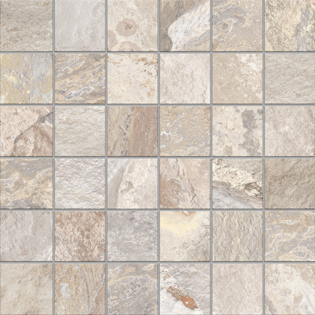 Edimax Astor 12" x 12" More Natural Porcelain 2" Mosaic