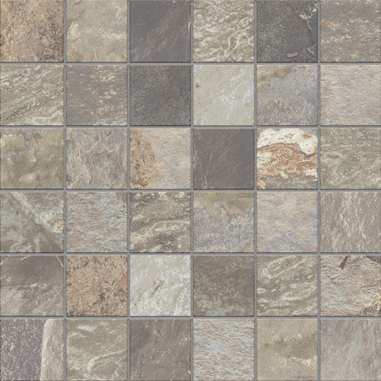 Edimax Astor 12" x 12" More Natural Porcelain 2" Mosaic