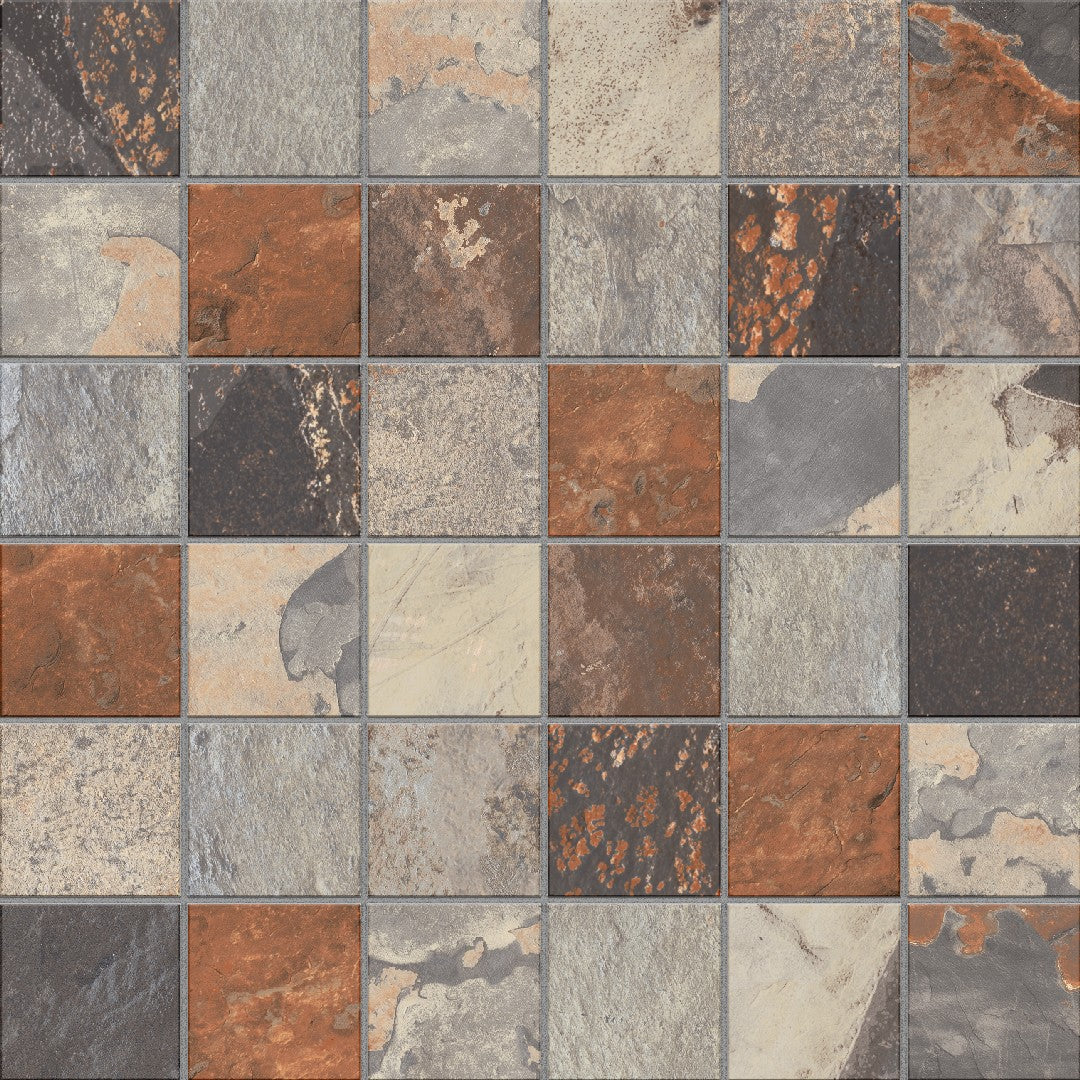 Edimax Astor 12" x 12" More Natural Porcelain 2" Mosaic