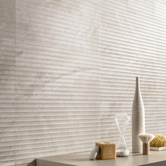 Edimax-Astor-12-x-24-Stream-Texture-Flutes-Deco-Porcelain-Tile-Bone
