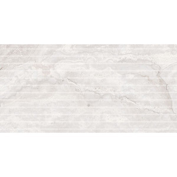 Edimax Astor 12" x 24" Stream Texture Flutes Deco Porcelain Tile