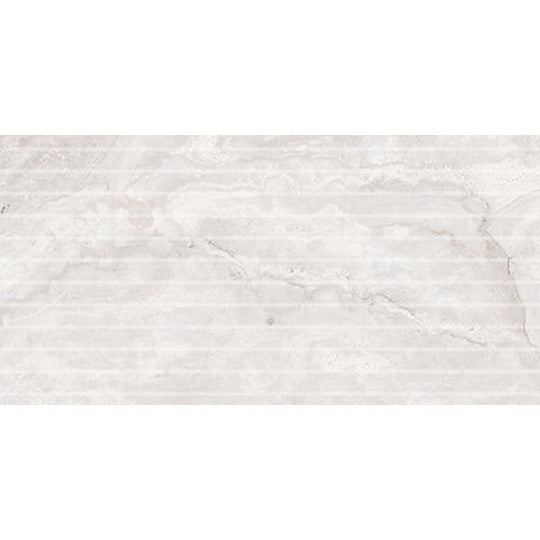 Edimax Astor 12" x 24" Stream Texture Flutes Deco Porcelain Tile