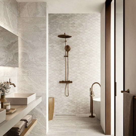 Edimax-Astor-12-x-9.4-Stream-Natural-Octagon-Porcelain-Mosaic-Bone