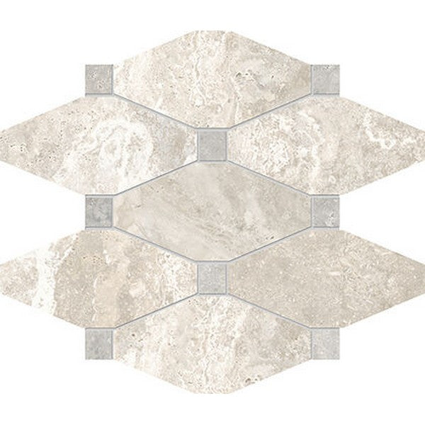 Edimax Astor 12" x 9.4" Stream Natural Octagon Porcelain Mosaic