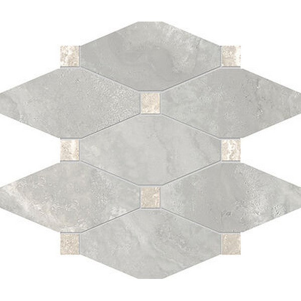 Edimax Astor 12" x 9.4" Stream Natural Octagon Porcelain Mosaic