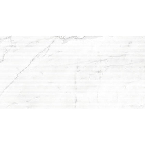 Edimax Astor 12" x 24" Velvet Natural Sticks Deco Porcelain Tile