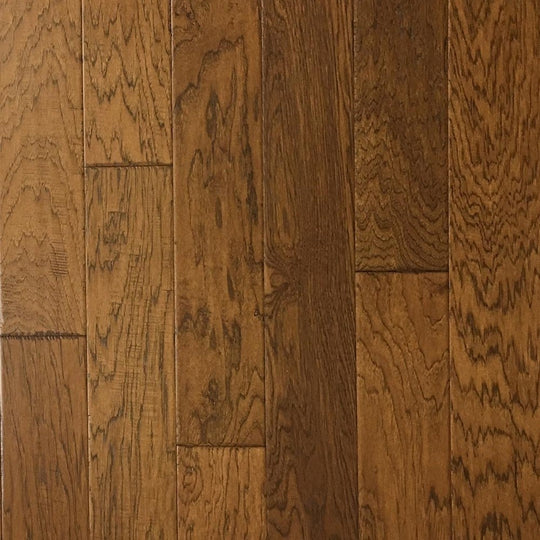 Hawa Engineered Hickory 5" Hand-Scraped Hardwood Plank