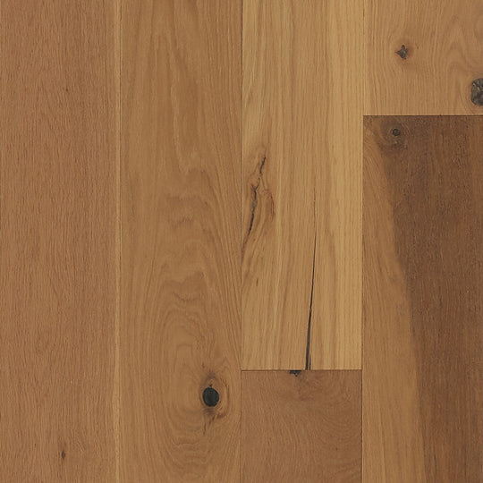 Hartco 6.5" TimberBrushed Silver Engineered White Oak Hardwood Plank Low Gloss