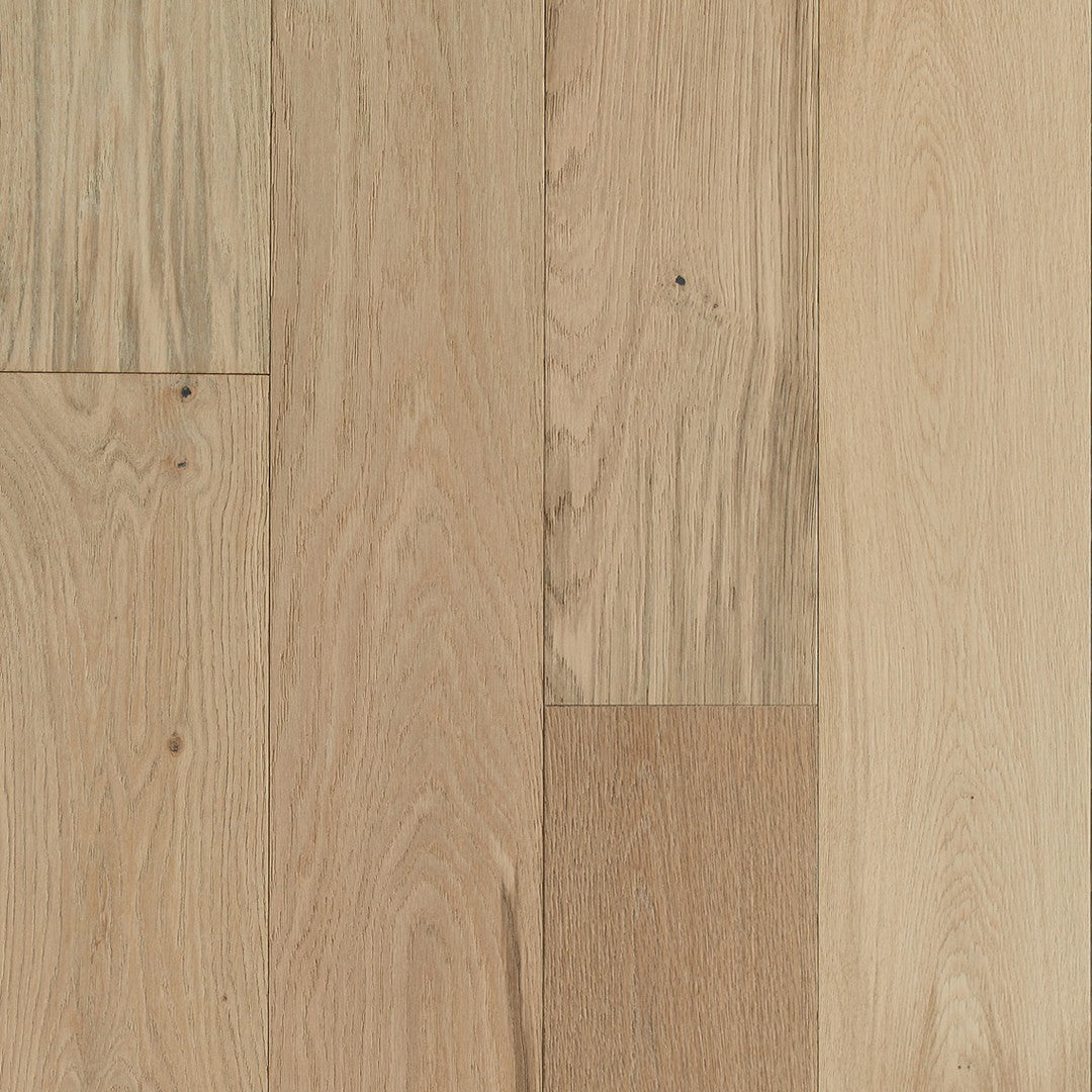 Hartco 6.5" TimberBrushed Silver Engineered White Oak Hardwood Plank Low Gloss