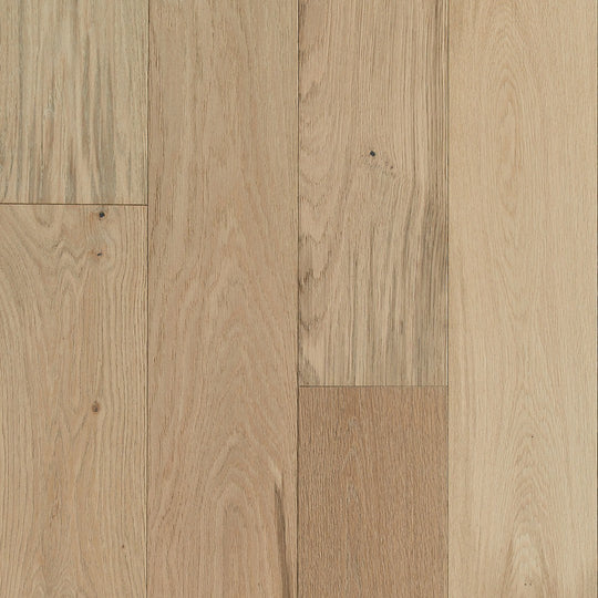Hartco 6.5" TimberBrushed Silver Engineered White Oak Hardwood Plank Low Gloss