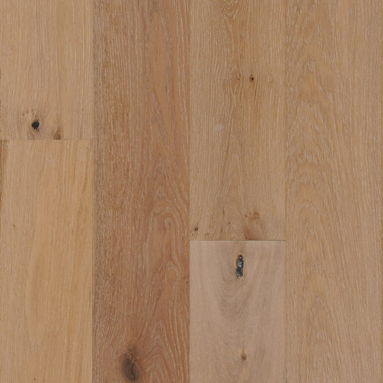Hartco 6.5" TimberBrushed Silver Engineered White Oak Hardwood Plank Low Gloss