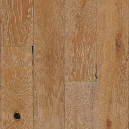 Hartco 6.5" TimberBrushed Silver Engineered White Oak Hardwood Plank Low Gloss