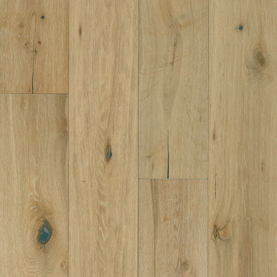Hartco 6.5" TimberBrushed Silver Engineered White Oak Hardwood Plank Low Gloss