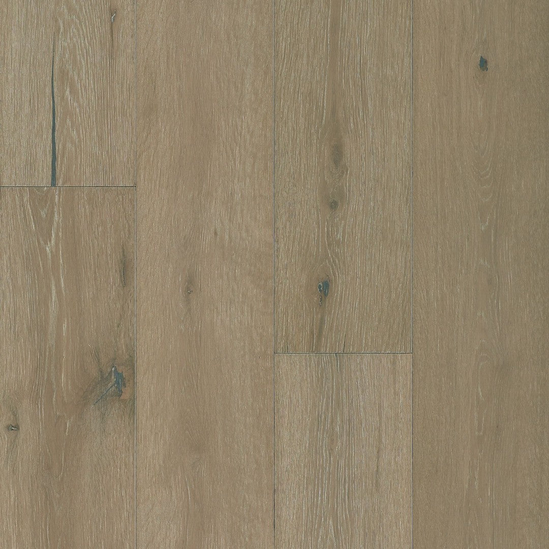 Hartco 6.5" TimberBrushed Silver Engineered White Oak Hardwood Plank Low Gloss