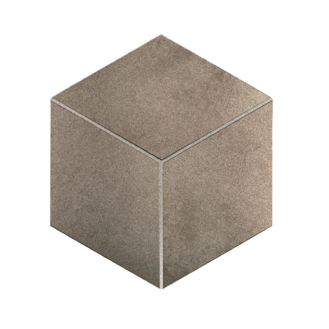 Daltile-Emergent-12-x-12-Light-Polished-Porcelain-3D-Cube-Mosaic-Titanium