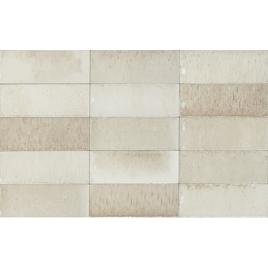 Tesoro 3" x 8" Gleeze Pressed Glossy Porcelain Tile