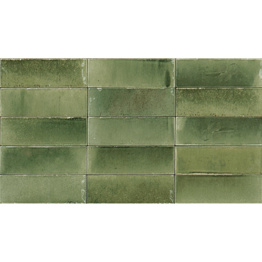 Tesoro 2" x 6" Gleeze Pressed Glossy Porcelain Tile