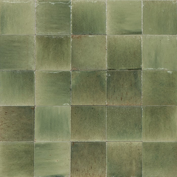 Tesoro 4" x 4" Gleeze Pressed Glossy Porcelain Tile
