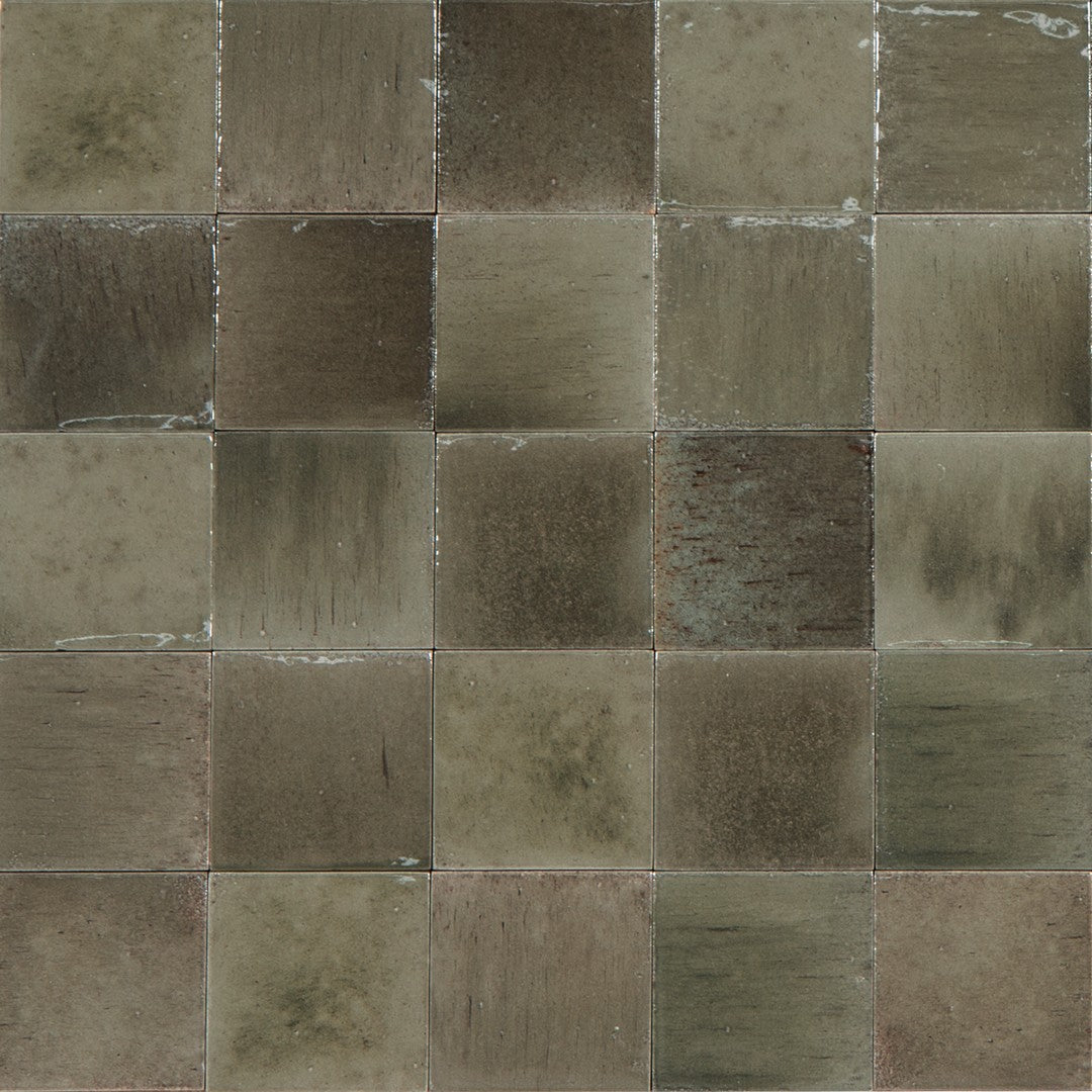 Tesoro 4" x 4" Gleeze Pressed Glossy Porcelain Tile