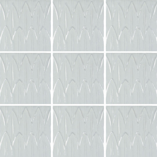 Tesoro-6-x-6-Sol-Glossy-Porcelain-Struttura-Tile-Bianco