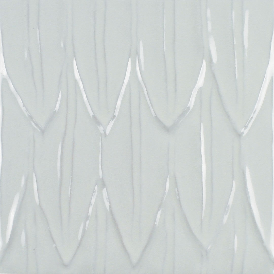 Tesoro 6" x 6" Sol Glossy Porcelain Struttura Tile