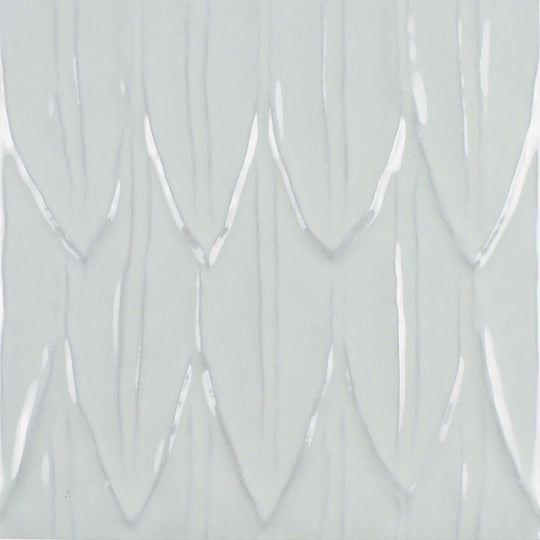 Tesoro 6" x 6" Sol Glossy Porcelain Struttura Tile